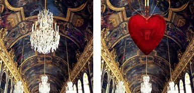 The Hall of Mirrors could be transformed by a work from the king of Kitsch