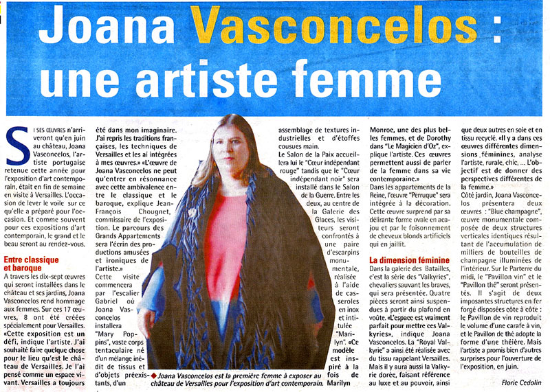 Joana-Joana Vasconcelo à Versailles