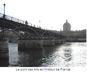 Le pont des Arts, Paris